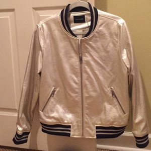 Baseball jacket adorable!